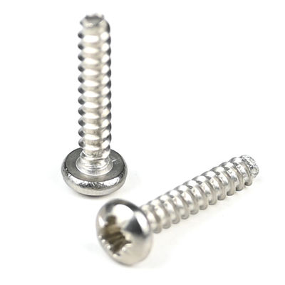 Soutien personnalisé en acier inoxydable 304 A2 Pozi Drive Self Tapping Screw Cross Recessed