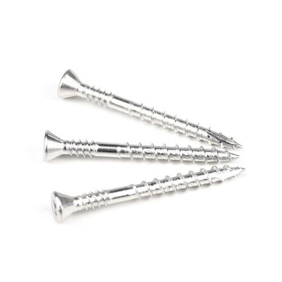 Screw à paroi sèche en acier inoxydable 304 durable 55 mm pour le disque carré de cloisons en bois