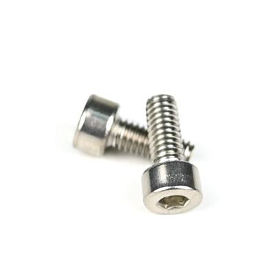 100% QC testé M4 X 10mm Filler Head Hex Socket Machine vis pour étagère de marchandise