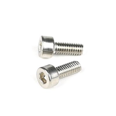 100% QC testé M4 X 10mm Filler Head Hex Socket Machine vis pour étagère de marchandise