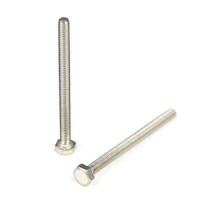 Acier inoxydable A4 316 Full Thread Hex Din 933 Boulonnage Machine de fixation solaire Boulonnage M4x50