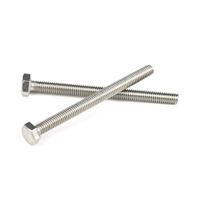 Acier inoxydable A4 316 Full Thread Hex Din 933 Boulonnage Machine de fixation solaire Boulonnage M4x50