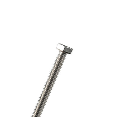 Acier inoxydable A4 316 Full Thread Hex Din 933 Boulonnage Machine de fixation solaire Boulonnage M4x50
