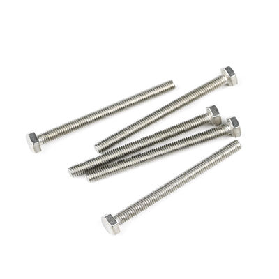 Acier inoxydable A4 316 Full Thread Hex Din 933 Boulonnage Machine de fixation solaire Boulonnage M4x50