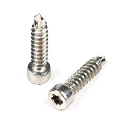 304 en acier inoxydable vis de tête de remplissage ronde M6 vis de torsion avec support personnalisé
