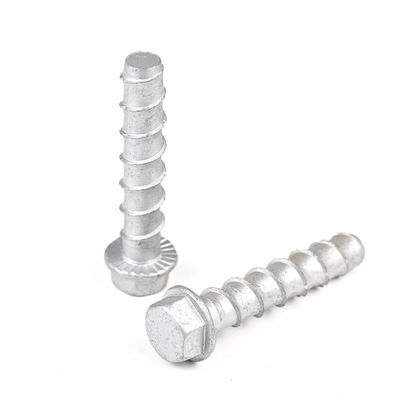 Finition en zinc M12 boulon à vis en béton pour l'installation de seuil d'ascenseur 100% testé par QC