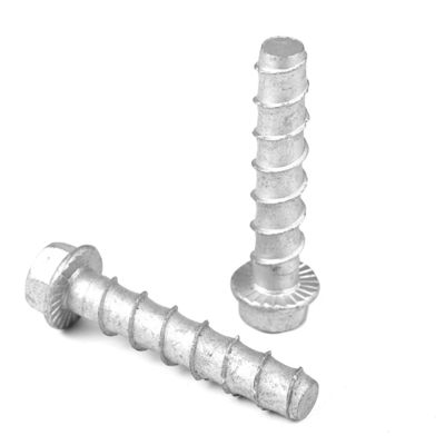 Finition en zinc M12 boulon à vis en béton pour l'installation de seuil d'ascenseur 100% testé par QC