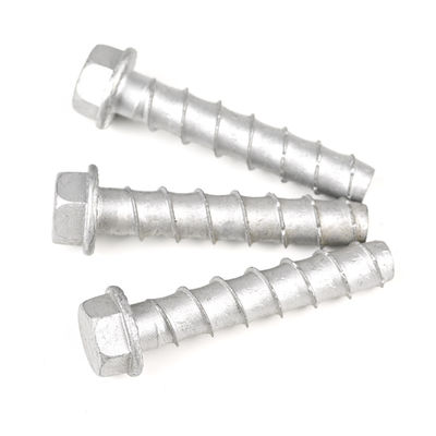 Finition en zinc M12 boulon à vis en béton pour l'installation de seuil d'ascenseur 100% testé par QC