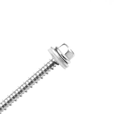Screw de revêtement hexagonale de finition simple personnalisée pour le camping Star Plaque en acier inoxydable noir zinc