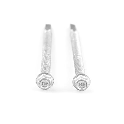 ST5.5 90 mm de longueur vis de forage à flanges hexagonales Tek vis bimetallique avec et personnalisable