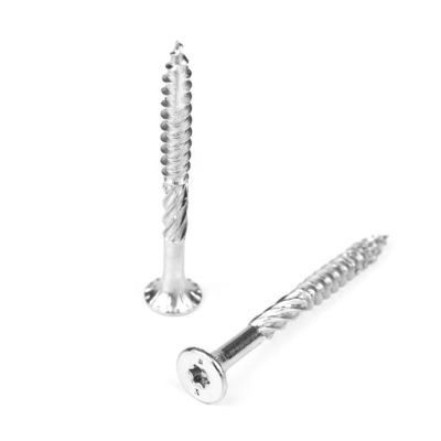 75 mm Combination conducteur en acier inoxydable 316 Bugle Torx vis en bois pour la construction en bois