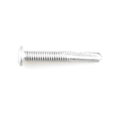 Finition simple en acier inoxydable en acier au carbone Scm435 Ruspert Tek Bi Metal Wafer Head Cross Driver Screw de perçage