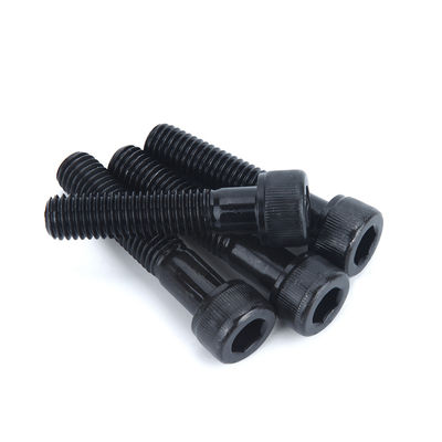 Tête de capuchon en acier allié noirci, prise hexagonale Din912 boulon Allen pour camions M2-M6 de qualité 12.9