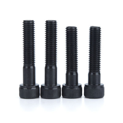 Tête de capuchon en acier allié noirci, prise hexagonale Din912 boulon Allen pour camions M2-M6 de qualité 12.9