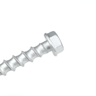 Flanche hexagonale à tête plate en acier inoxydable maçonnerie béton vis ancres boulons pour le système de suspension de façade