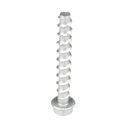 Flanche hexagonale à tête plate en acier inoxydable maçonnerie béton vis ancres boulons pour le système de suspension de façade