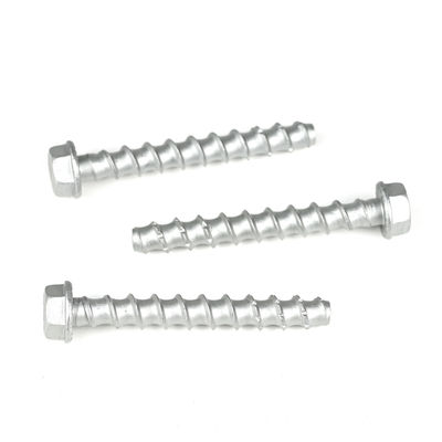 Flanche hexagonale à tête plate en acier inoxydable maçonnerie béton vis ancres boulons pour le système de suspension de façade