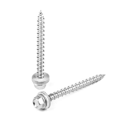 Screws de type hexagonale de 60 mm de type 17 Ruspert en carton de ferraille pour fenêtre Screw de pont en bois durable
