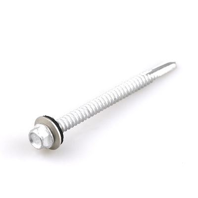 Écrou bimétallique à flange hexagonale avec épingle à laver en métal pour l'installation
