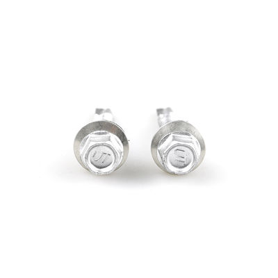 Screw de toiture Bi métallique personnalisée St6.3x38 étanche à l'eau Screw auto-perçage Hex tête de laveuse avec caoutchouc