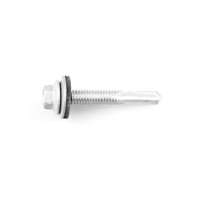 Tête de tasse en acier inoxydable bimetalles auto-fonctionnement vis avec Epdm Laveuse Ruspert Finition