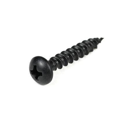 Appareils électriques 16 mm Noir ronde Phillips vis en carton à puces avec conception Harden