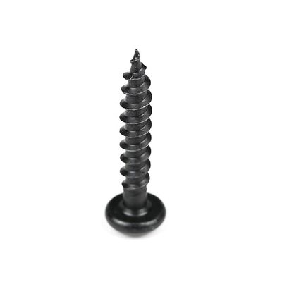 Appareils électriques 16 mm Noir ronde Phillips vis en carton à puces avec conception Harden