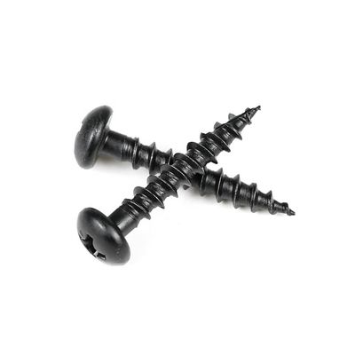 Appareils électriques 16 mm Noir ronde Phillips vis en carton à puces avec conception Harden