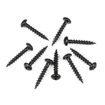 Appareils électriques 16 mm Noir ronde Phillips vis en carton à puces avec conception Harden