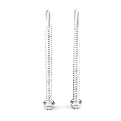 Tête hexagonale de bride auto-perçage auto-fonctionnement vis bimétalliques Tornillos acier inoxydable