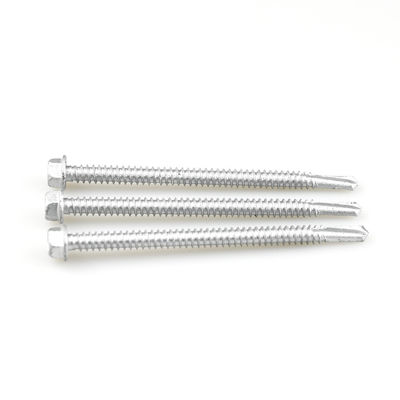 Tête hexagonale de bride auto-perçage auto-fonctionnement vis bimétalliques Tornillos acier inoxydable