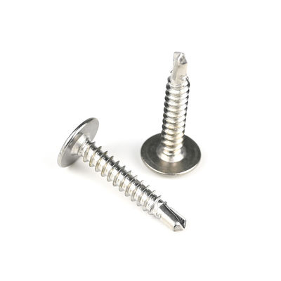 Cap de gaufre personnalisé de 4,8 mm Phillips Drive vis 304 en acier inoxydable vis de perçage automatique