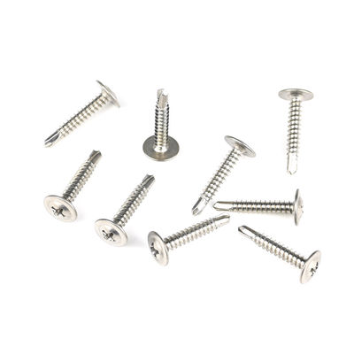 Cap de gaufre personnalisé de 4,8 mm Phillips Drive vis 304 en acier inoxydable vis de perçage automatique