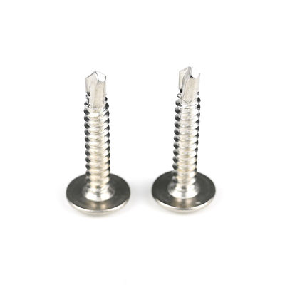 Cap de gaufre personnalisé de 4,8 mm Phillips Drive vis 304 en acier inoxydable vis de perçage automatique