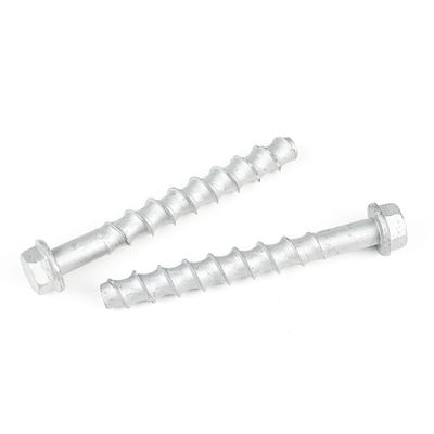 Métrique en acier au carbone Hex tête de béton boulon M12 pour la structure GRP Construit et robuste
