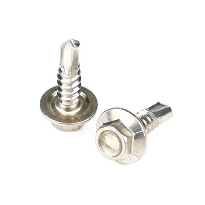 3/4 "Laveuse de tôles de ciment Hex vis de forage pour l'installation de bâtiments en fibre de bois