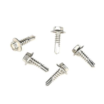 3/4 "Laveuse de tôles de ciment Hex vis de forage pour l'installation de bâtiments en fibre de bois