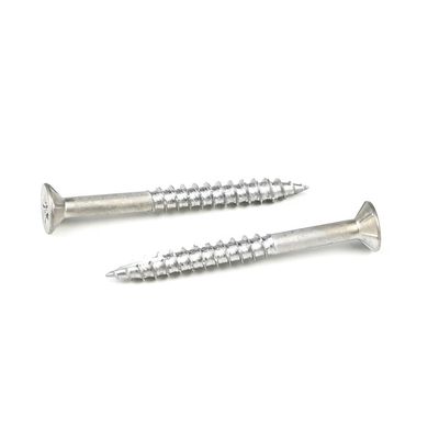 Screw de revêtement de sol de construction en bois Pozidriv Tête plate 2 pouces Screws de revêtement de sol pour planchers en bois