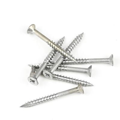 Screw de revêtement de sol de construction en bois Pozidriv Tête plate 2 pouces Screws de revêtement de sol pour planchers en bois