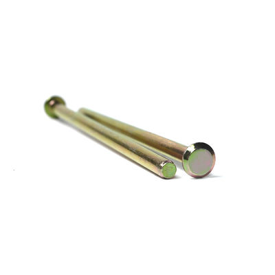 Pins de dowel en acier au carbone revêtus de zinc avec des options et des applications personnalisables