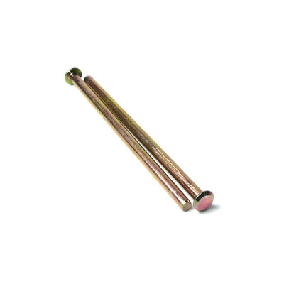 Pins de dowel en acier au carbone revêtus de zinc avec des options et des applications personnalisables