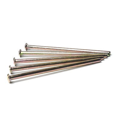 Pins de dowel en acier au carbone revêtus de zinc avec des options et des applications personnalisables