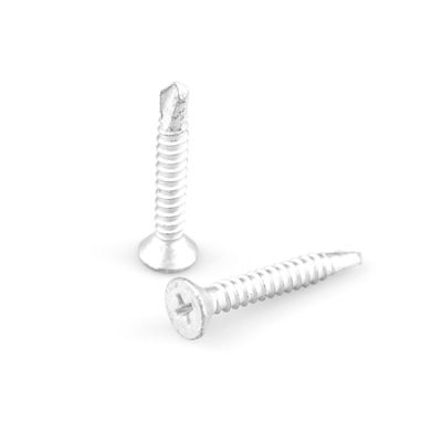 -fabriqué en acier inoxydable bimetallique Phillips Csk vis à tête plate auto-perçage pour le montage des chemins