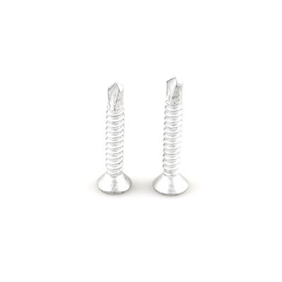 -fabriqué en acier inoxydable bimetallique Phillips Csk vis à tête plate auto-perçage pour le montage des chemins