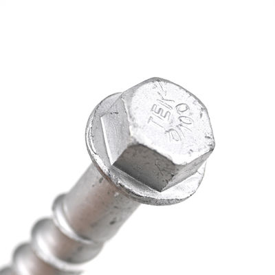 Système de mesure métrique M10 Tête hexagonale Ancres en béton en acier au carbone pour cônes de sécurité