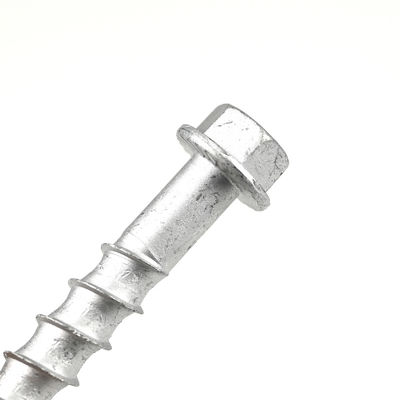 Système de mesure métrique M10 Tête hexagonale Ancres en béton en acier au carbone pour cônes de sécurité