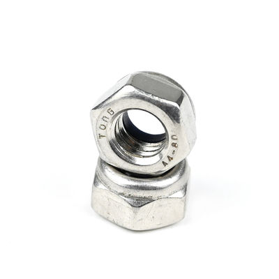 316 acier inoxydable M8 auto-verrouillage Hex Nylock Insert Noix pour l'industrie automobile