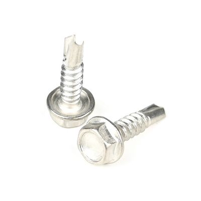 Structure d'acier vis de perçage automatique M4.8x19 avec revêtement galvanisé et entraînement par torsion