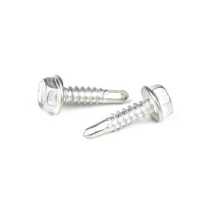 Structure d'acier vis de perçage automatique M4.8x19 avec revêtement galvanisé et entraînement par torsion