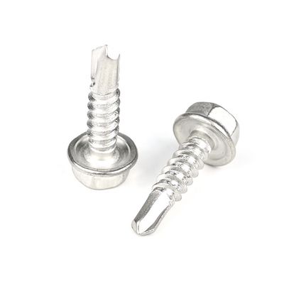 Structure d'acier vis de perçage automatique M4.8x19 avec revêtement galvanisé et entraînement par torsion
